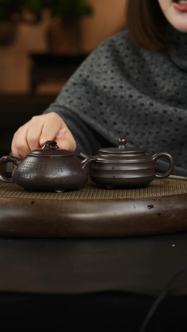 茶壶紫砂黑墩头