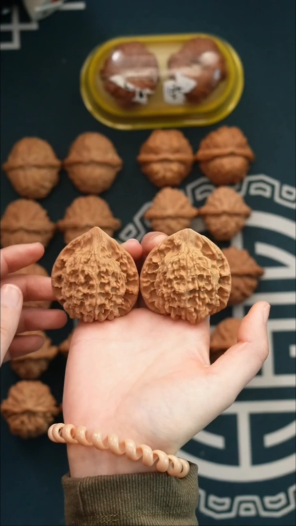 吊坠文玩核桃官帽49全