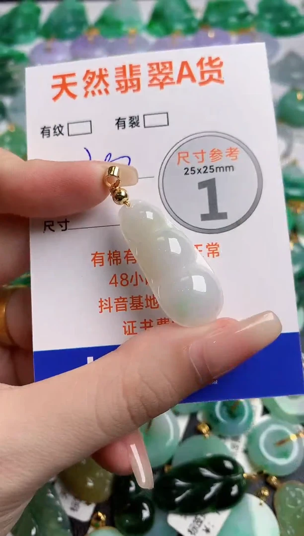 翡翠未镶嵌颈饰23000306