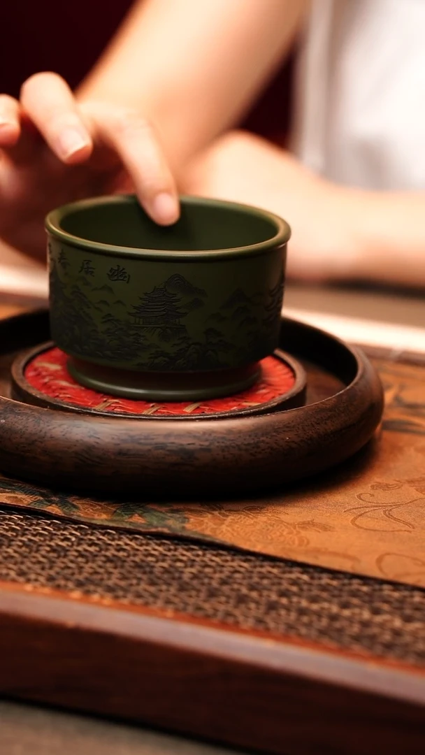 茶杯紫砂宜兴原矿紫砂 高端主人杯