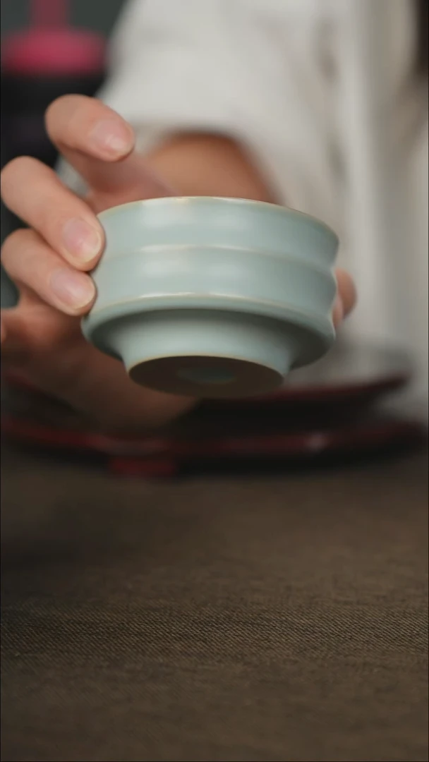 微微瑕   竹节主人杯 无底款