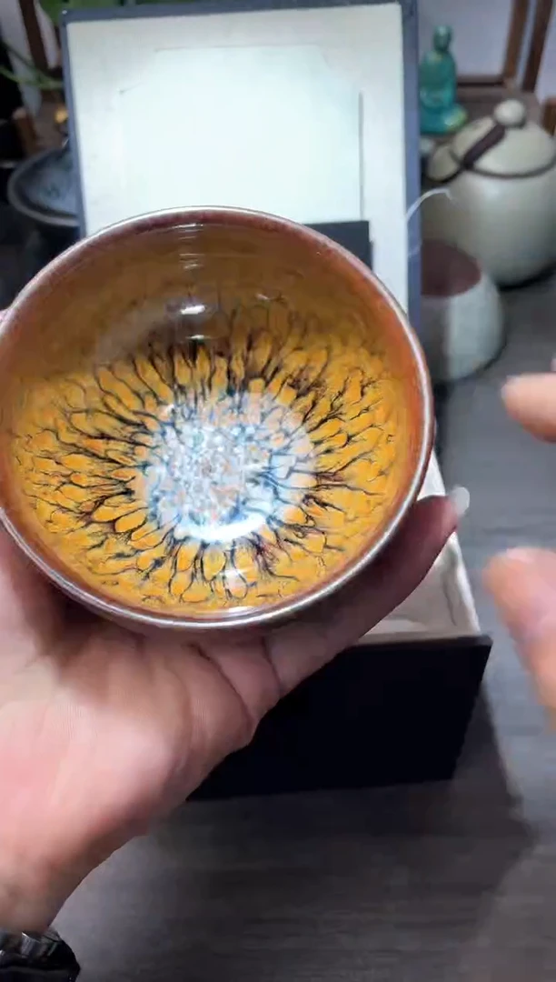 茶盏带礼盒高端茶器主人杯