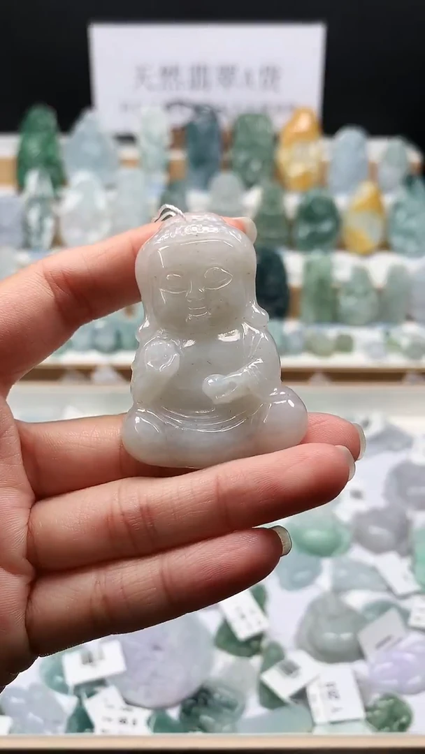 吊坠(不含链)未镶嵌翡翠43宝宝佛