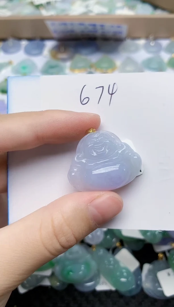 翡翠未镶嵌颈饰天然翡翠A货