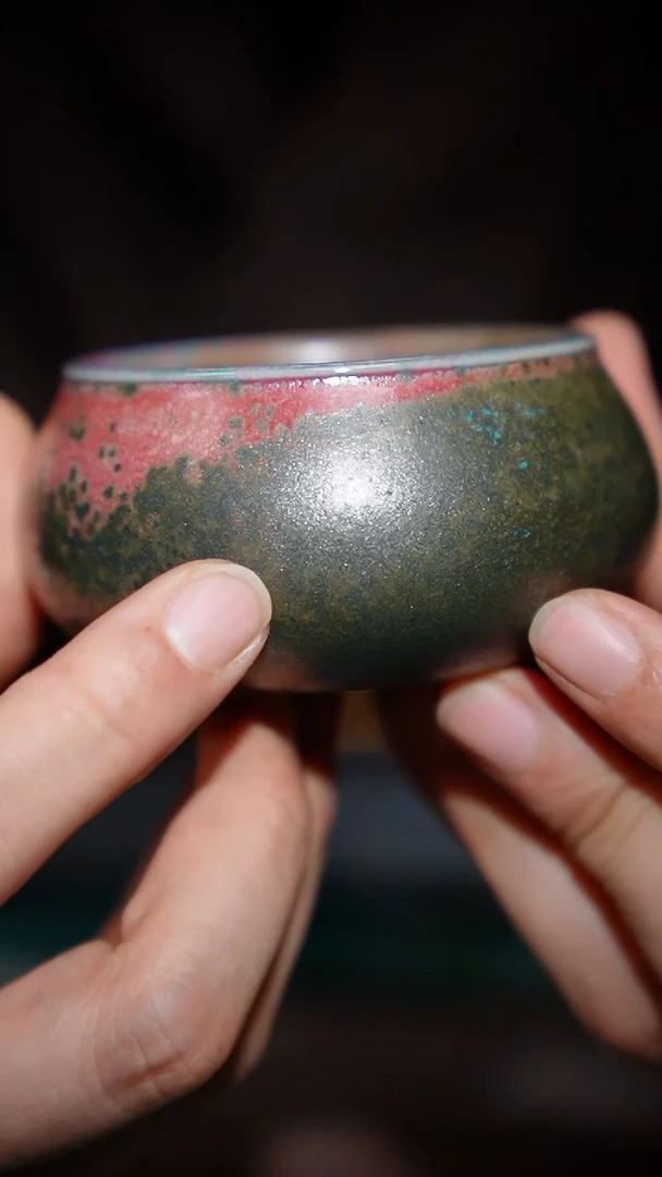 35-1三足单杯-钧瓷王建勋