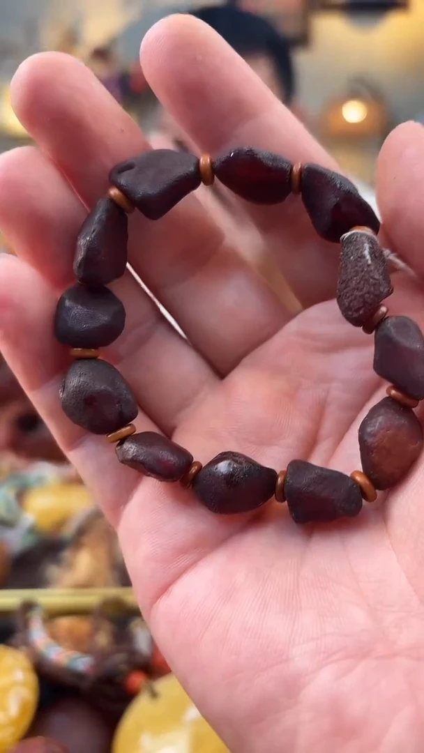 未镶嵌琥珀手串手串