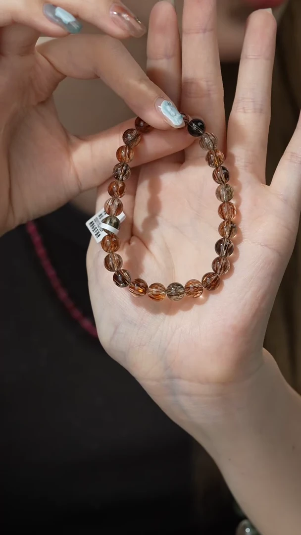 单圈未镶嵌水晶F03（多样性发一件）黑金超7mm+