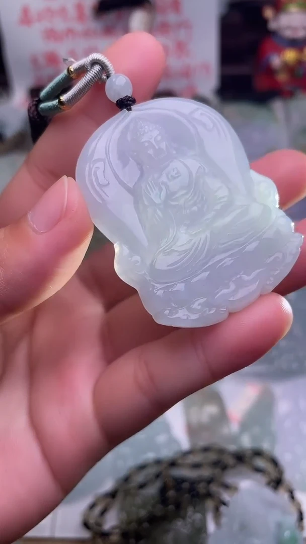 颈饰未镶嵌翡翠阿弥陀佛