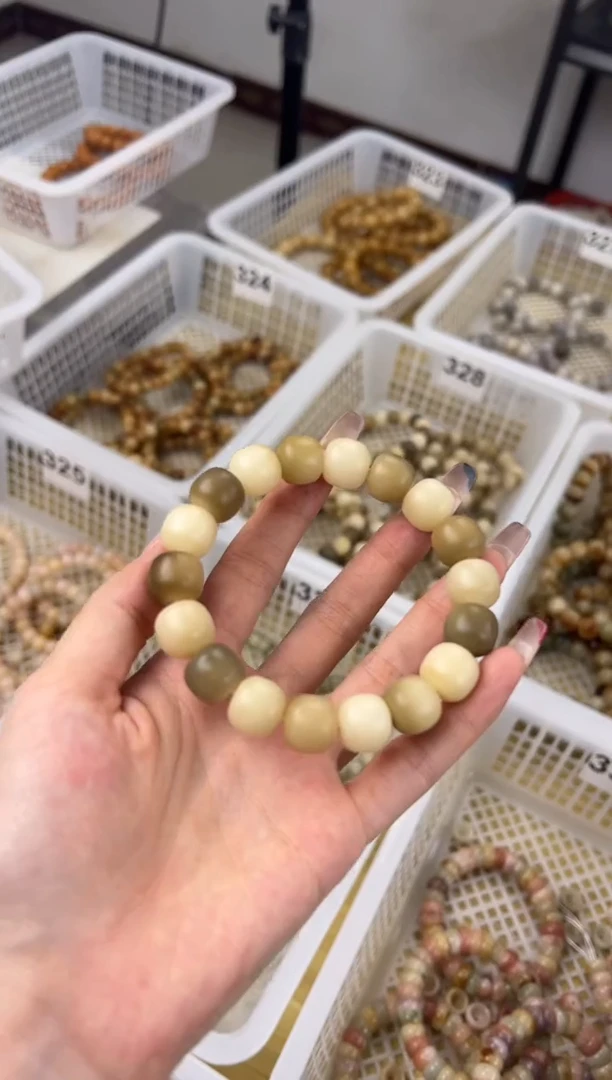 手串菩提根/象牙果卡13奶咖桶糯唧唧手串328