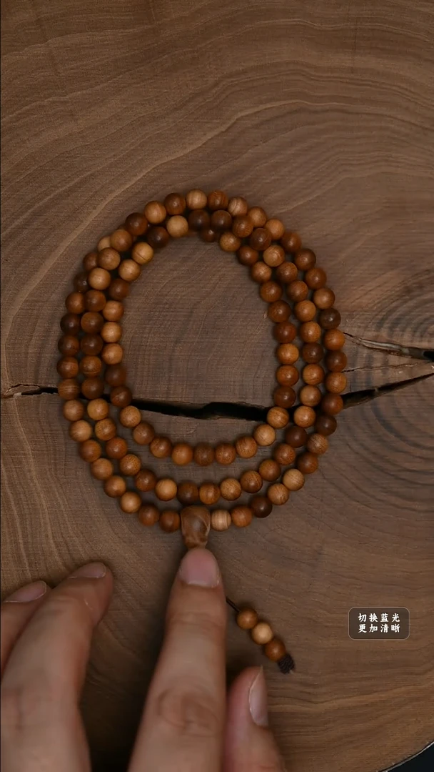 檀香木手串/手链传世0.6*108横-6号