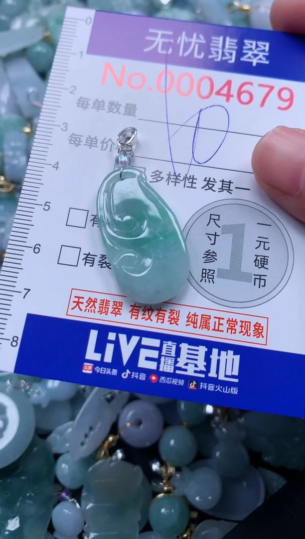 颈饰未镶嵌翡翠4679