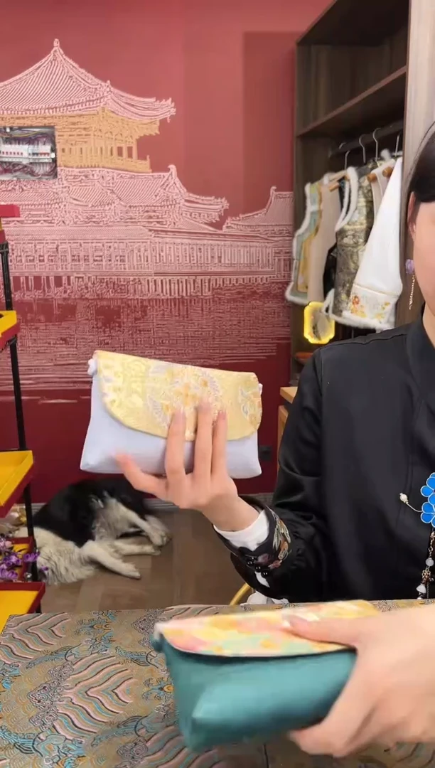 【闪购商品】刺绣非遗  手工西阵织包包