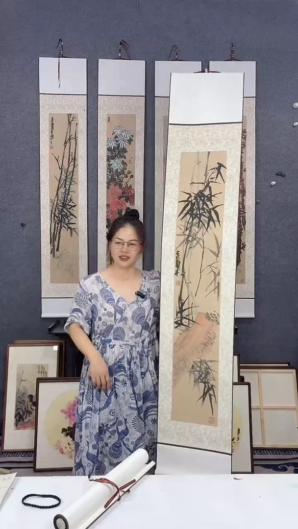 国画175*32吴铁成作品