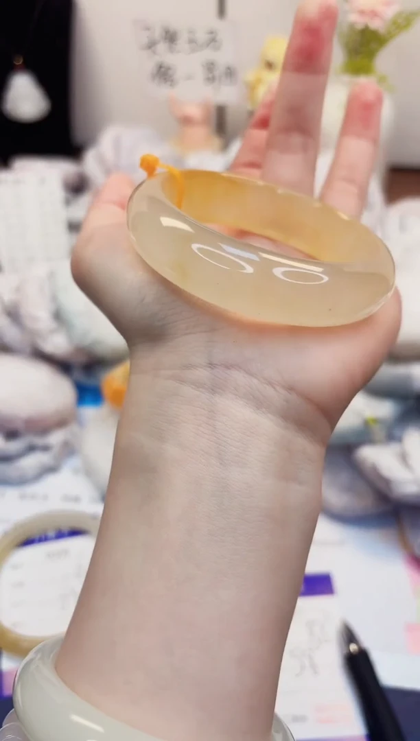 【闪购商品】石英质玉手镯未镶嵌27-财气镯-圈口58