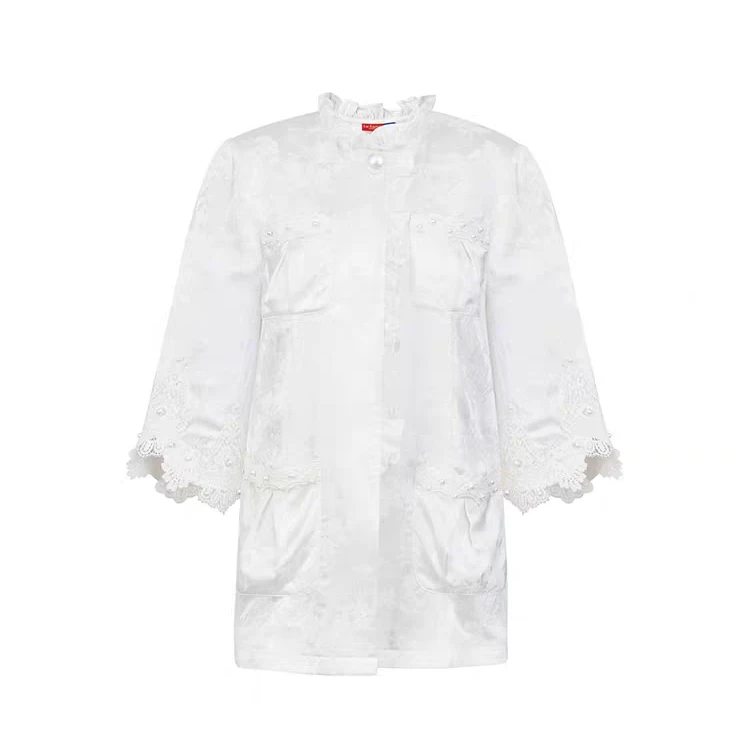 LeFame/拉飞姆24夏【刘涛同款】维多利亚提花外套LF24X00SC251