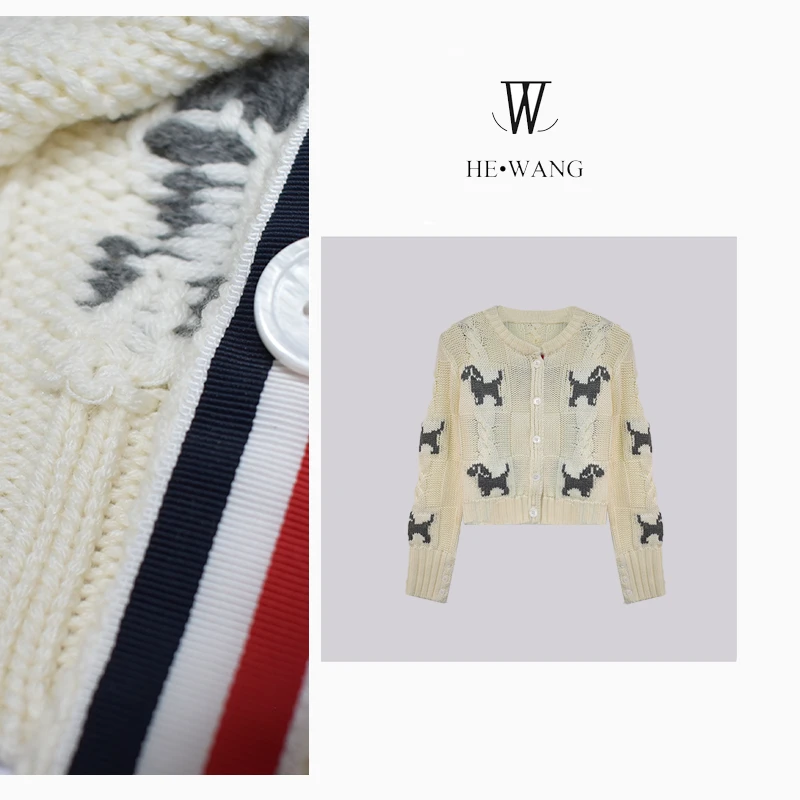 HW 轻奢名媛气质减龄外套款式长袖针织衫-10036