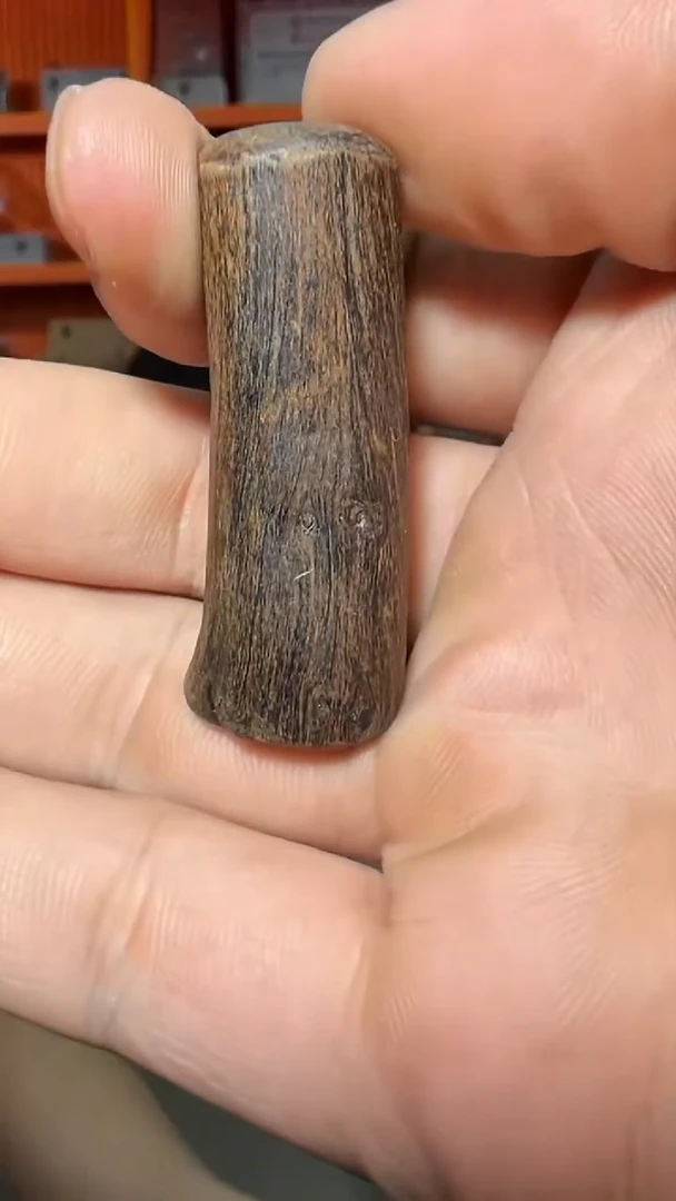 沉香手把件45号沉水文莱天珠多样性发一