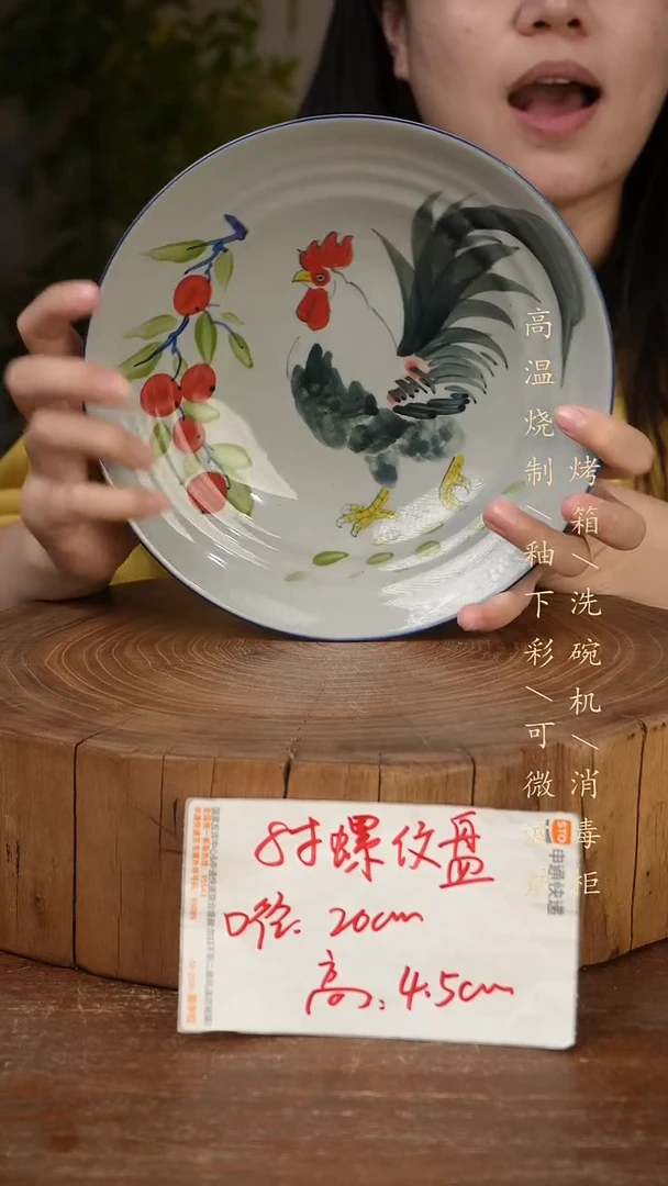 碗瓷景德镇手工手绘高温瓷釉下彩