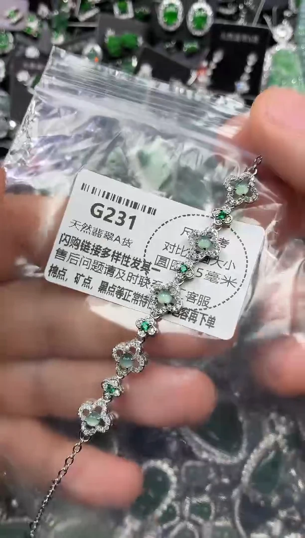颈饰未镶嵌翡翠G231手链