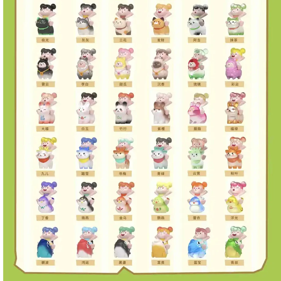 【拆盒拆袋】woow哇嗷2代系列萌粒盲盒盲袋挂件可爱公仔潮玩潮流