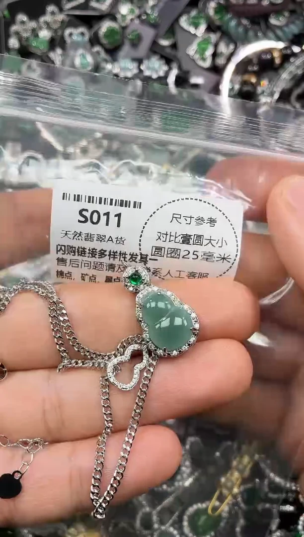 颈饰未镶嵌翡翠S011项链