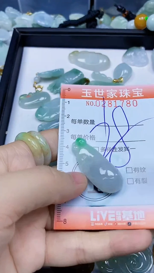 翡翠未镶嵌颈饰闪购0281780