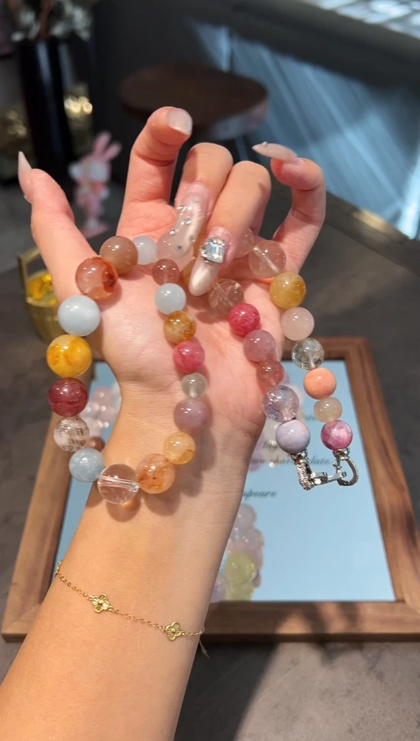 项链未镶嵌水晶天然水晶 多样性发货发其一 颜色微差