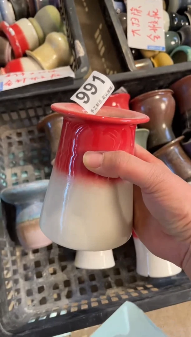 【闪购商品】摆件991瑕疵知木小芳花盆编号