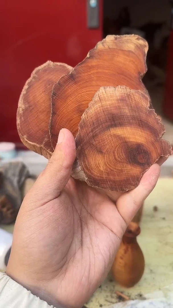 柏木（崖柏）鱼*太行陈化崖柏切片！随机（1单4片）