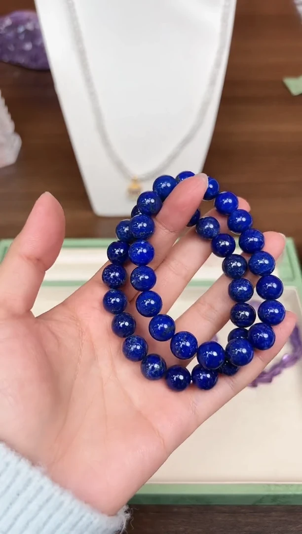 未镶嵌青金石手链悦2053 多样性发一件 约10mm