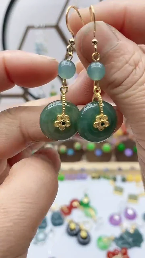 未镶嵌翡翠耳饰980