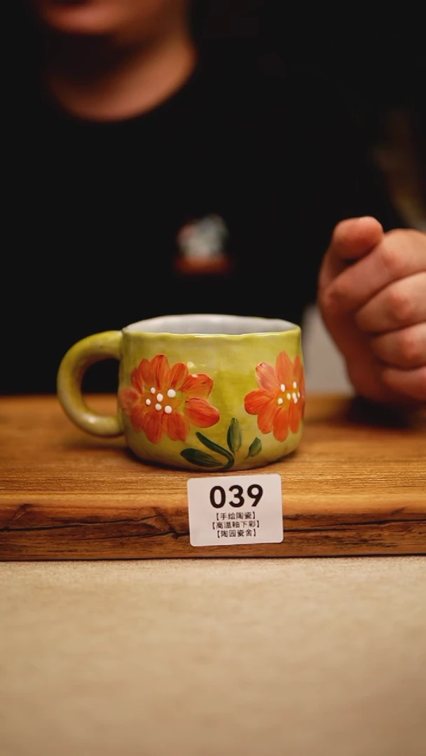 @@陶园瓷舍@@纯手工手绘@高温釉下彩