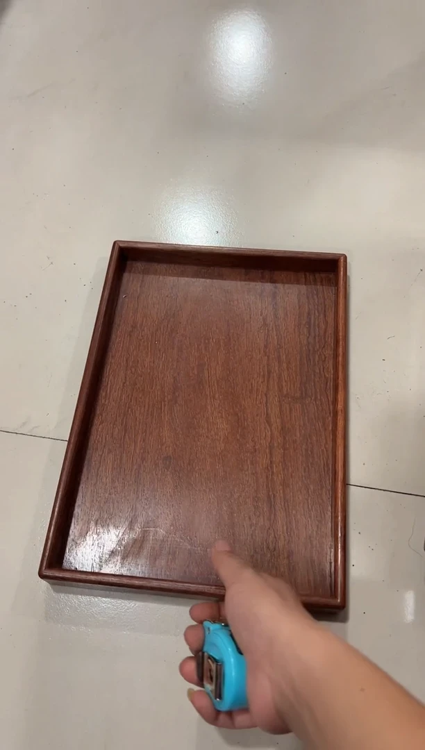 木檀木素面茶盘1
