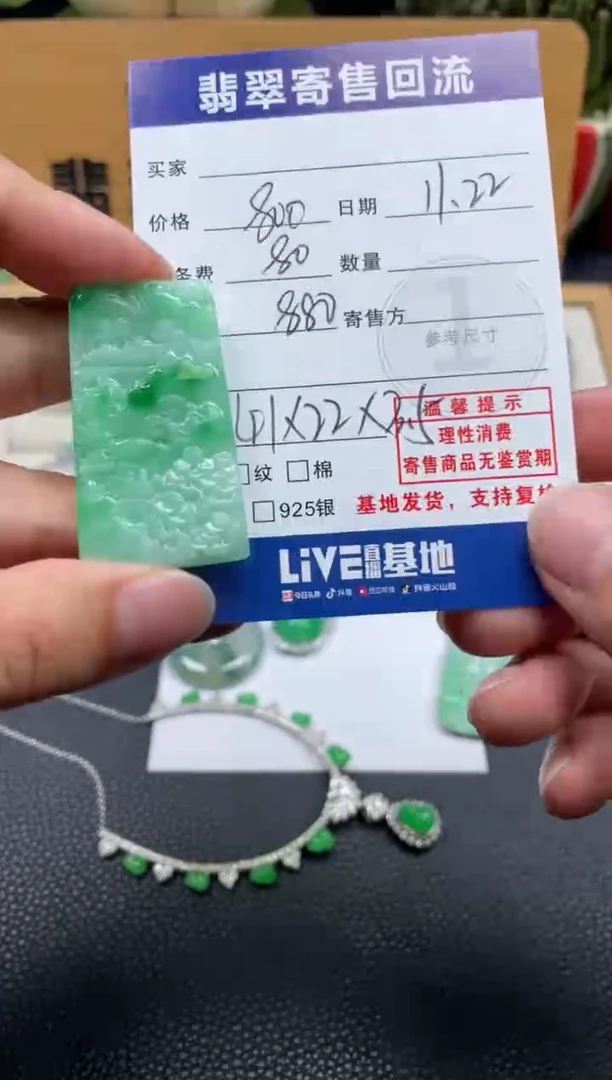 颈饰未镶嵌翡翠10151064