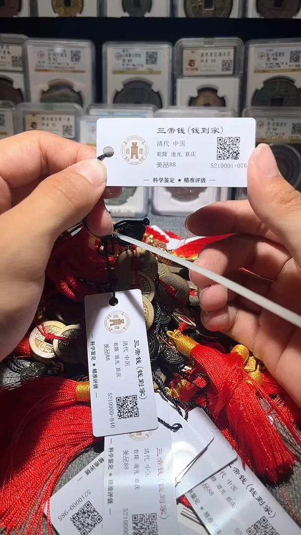铜A287龙国标醒狮钱到家挂串