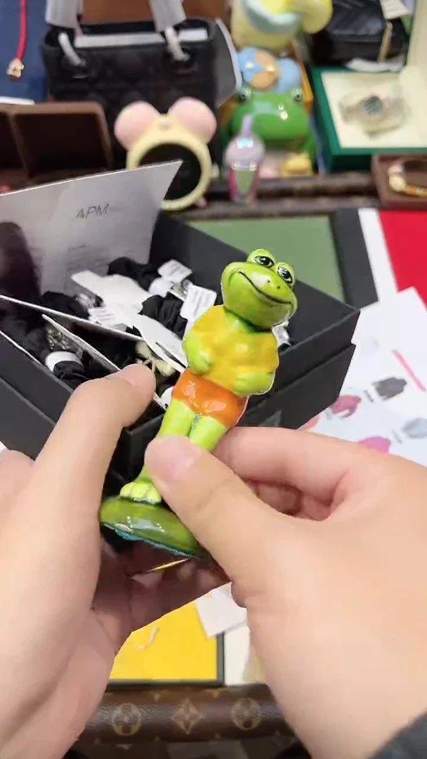 瓷片轻奢闪钻发圈6件套..