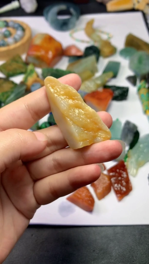 颈饰未镶嵌翡翠045天然翡翠