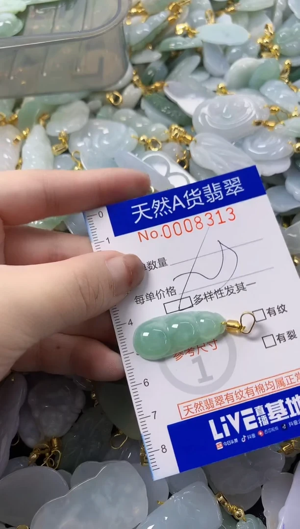 颈饰未镶嵌翡翠天然A货翡翠