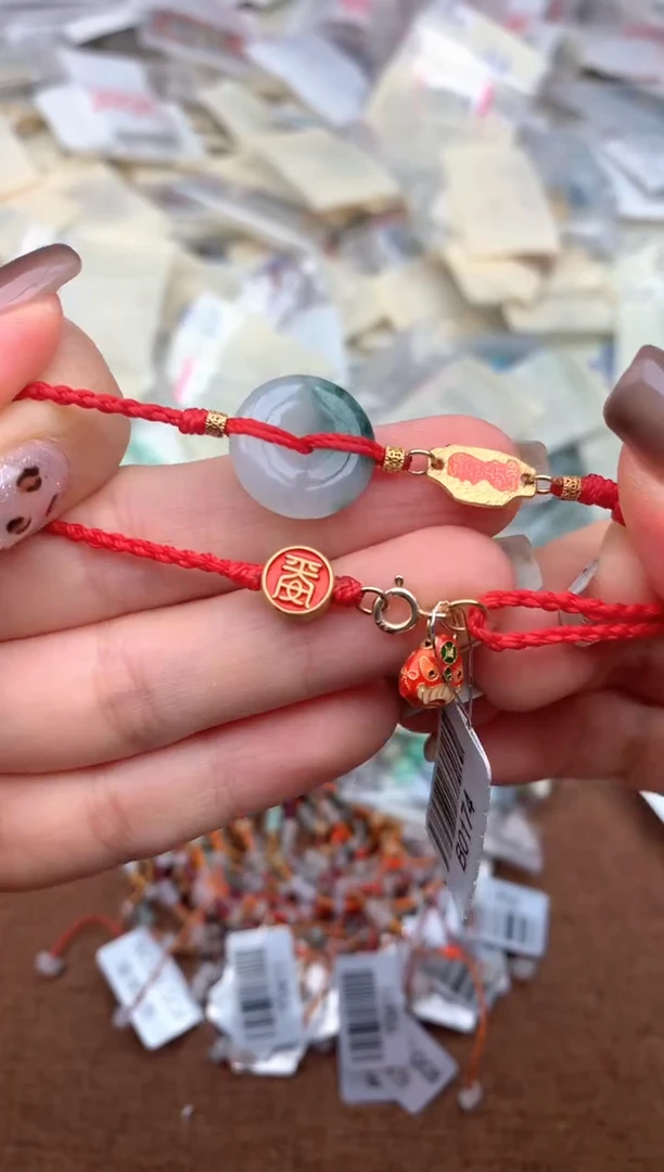 银S925镶嵌挂件翡翠—