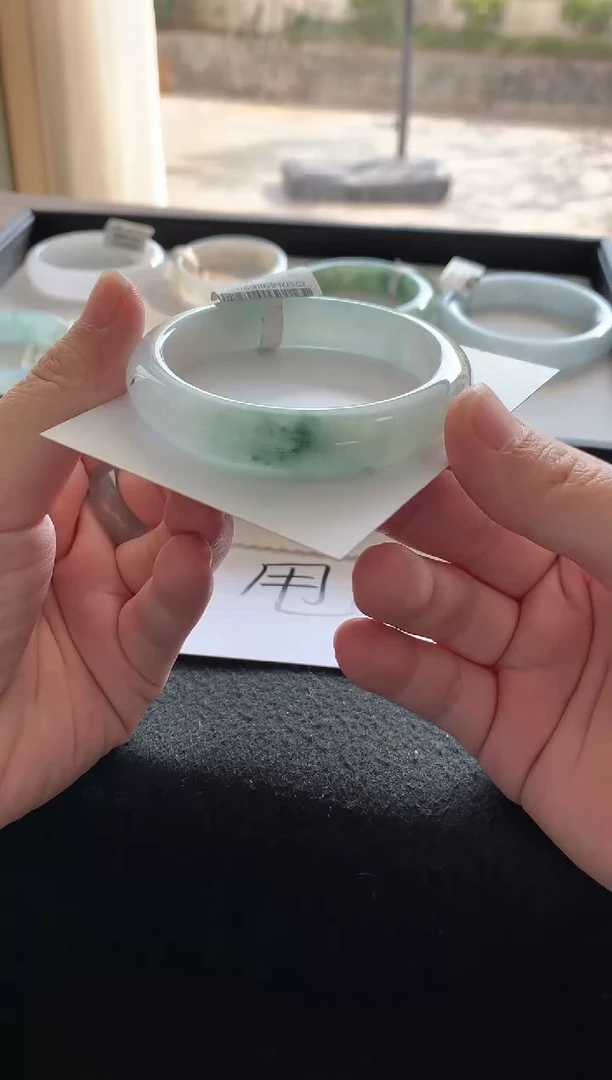 未镶嵌手镯翡翠57正圈Y4564买断