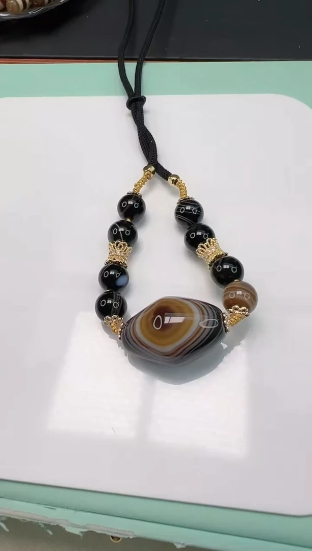 玛瑙/玉髓项链未镶嵌Y21826（拍一发一）多样性发货