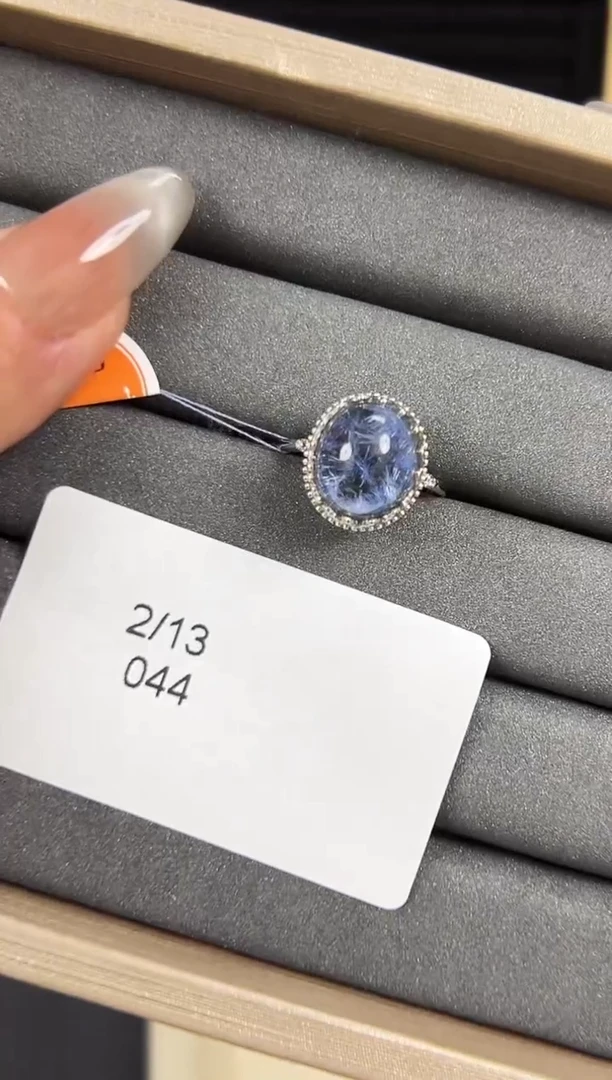 【闪购商品】水晶戒指银S925镶嵌发一（044）