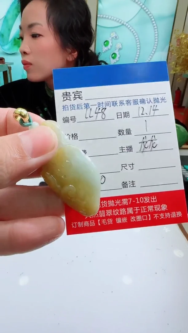 未镶嵌定制翡翠LL48翡翠吊坠-多样性发其一