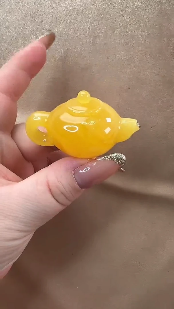 琥珀颈饰未镶嵌吊坠