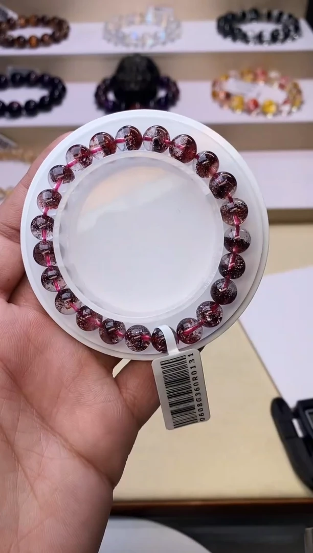 【闪购商品】水晶手链未镶嵌金草莓单圈8m+