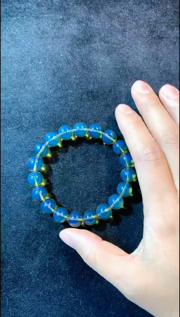 【闪购商品】琥珀手链未镶嵌10MM墨西哥蓝珀手串