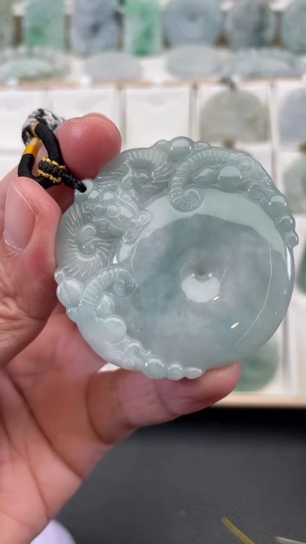 颈饰未镶嵌翡翠天然缅甸翡翠A货468