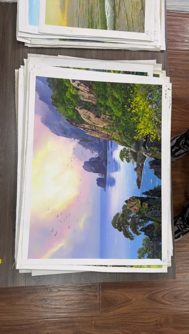 油画【78号】约50*70丨朝鲜原创纯手绘孤品油画丨顺丰包邮