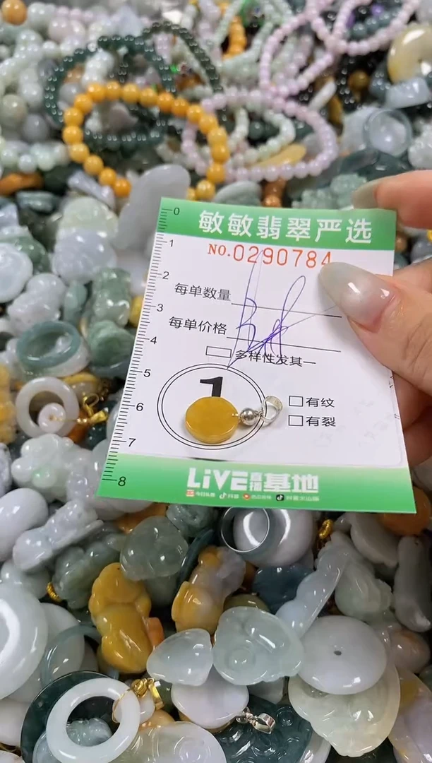 翡翠未镶嵌颈饰闪购0290784多样性发其一