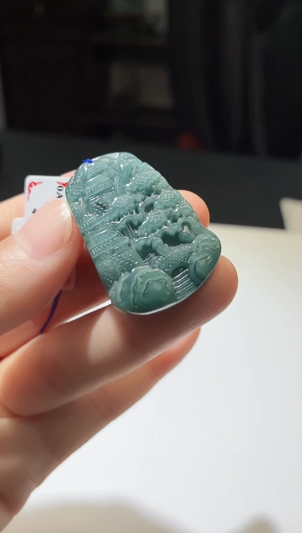 颈饰未镶嵌翡翠天然A货翡翠02